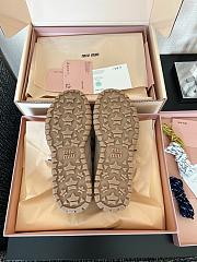 Fortok Miu Miu Tyre Technical Fabric and Suede Sneakers  - 2