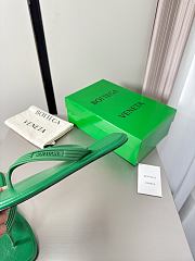 Fortok Bottega Veneta Sampieri Thong Sandals Grass Green Rubber - 6