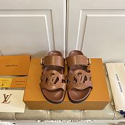 Fortok Louis Vuitton Isola Comfort Brown Leather - 1