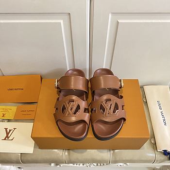 Fortok Louis Vuitton Isola Comfort Brown Leather