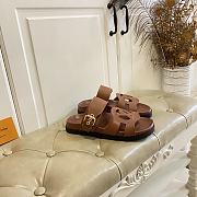 Fortok Louis Vuitton Isola Comfort Brown Leather - 3
