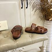 Fortok Louis Vuitton Isola Comfort Brown Leather - 2