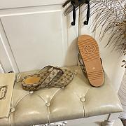 Fortok Gucci Vittoria GG canvas thong sandals Brown 02 - 4