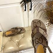 Fortok Gucci Vittoria GG canvas thong sandals - 6