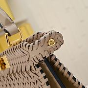 Fortok Fendi Peekaboo Isee U Bag Brown 33x12x25cm - 4