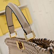 Fortok Fendi Peekaboo Isee U Bag Brown 33x12x25cm - 2
