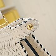 Fortok Fendi Peekaboo Isee U Bag White 33x12x25cm - 5