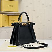 Fortok Fendi Peekaboo IseeU Interlace Bag Black 33x12x25cm - 2