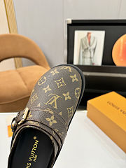 Fortok Louis Vuitton LV Easy Mules Brown Monogram - 6
