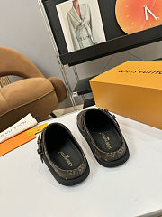Fortok Louis Vuitton LV Easy Mules Brown Monogram - 5
