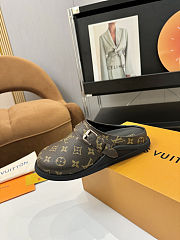 Fortok Louis Vuitton LV Easy Mules Brown Monogram - 2