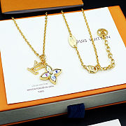 Fortok Louis Vuitton x Murakami Monogram Multicolor necklace Gold - 5