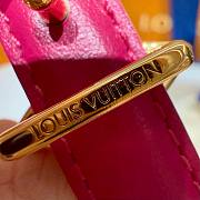 Fortok Louis Vuitton x Takashi Murakami Monogram Multicolor Belt Pink FLoral Buckle - 4