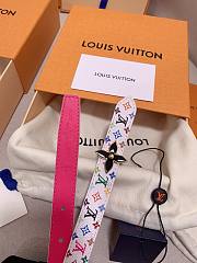 Fortok Louis Vuitton x Takashi Murakami Monogram Multicolor Belt Black Buckle - 6