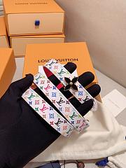 Fortok Louis Vuitton x Takashi Murakami Monogram Multicolor Belt Black Buckle - 3