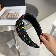 Fortok Louis Vuitton x Takashi Murakami Monogram Multicolor HeadBand Black - 6