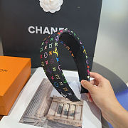 Fortok Louis Vuitton x Takashi Murakami Monogram Multicolor HeadBand Black - 2