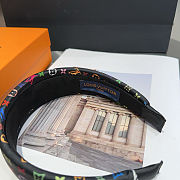 Fortok Louis Vuitton x Takashi Murakami Monogram Multicolor HeadBand Black - 3