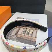 Fortok Louis Vuitton x Takashi Murakami Monogram Multicolor HeadBand White - 5
