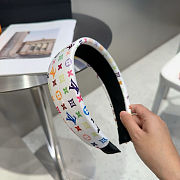 Fortok Louis Vuitton x Takashi Murakami Monogram Multicolor HeadBand White - 4