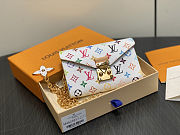 Fortok Louis Vuitton x Takashi Murakami Monogram Multicolor Pouch Metis Belt 13.5 x 8cm - 1