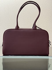 Fortok Chanel 2026ss Bowling Bag CC logo Burgundy 19*35.5*12.5cm - 5