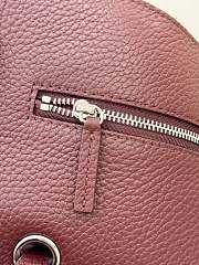 Fortok Chanel 2026ss Chanel Maxi Flapbag Burgundy 19.5*32*10cm - 3