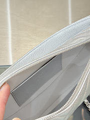 Fortok Chanel Half Moon Hobo Caviar Silver 23-13-5cm - 5