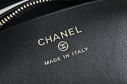 Fortok Chanel Half Moon Hobo Caviar Black 15-22-6cm - 6