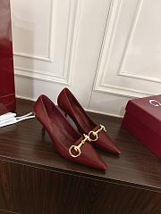 Fortok Gucci Boulevard pumps Burrgundy 7.5cm - 6
