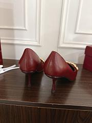 Fortok Gucci Boulevard pumps Burrgundy 7.5cm - 5
