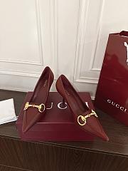 Fortok Gucci Boulevard pumps Burrgundy 7.5cm - 3