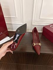 Fortok Gucci Boulevard pumps Burrgundy 7.5cm - 4
