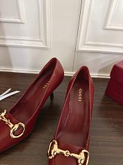 Fortok Gucci Boulevard pumps Burrgundy 7.5cm - 2