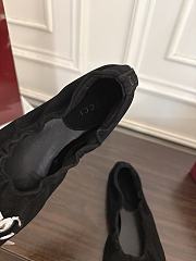 Fortok Gucci Prima Horsebit ballet flats Black Suede - 2
