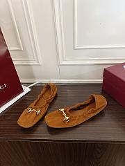 Gucci Prima Horsebit ballet flats Brown - 3