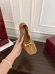 Gucci Prima Horsebit ballet flats Brown Leather - 4