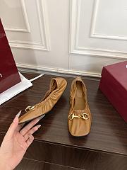 Gucci Prima Horsebit ballet flats Brown Leather - 3