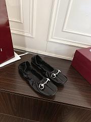 Gucci Prima Horsebit ballet flats Black leather - 5