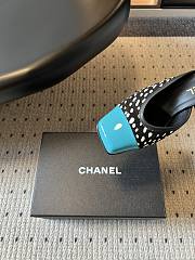 Fortok Chanel Spring-Summer 2026 collection Mules Turquoise 8.5cm - 5