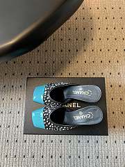 Fortok Chanel Spring-Summer 2026 collection Mules Turquoise 8.5cm - 2