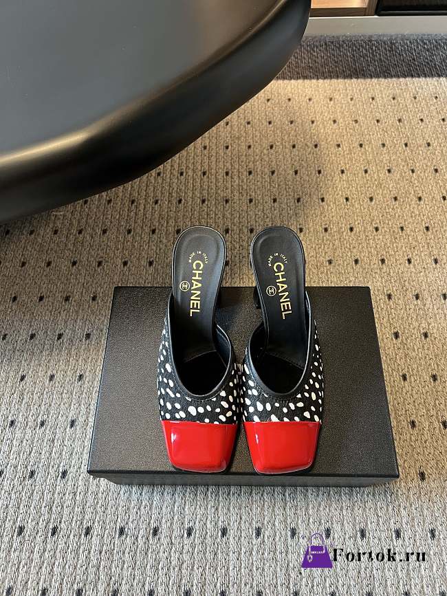 Fortok Chanel Spring-Summer 2026 collection Mules Red 8.5cm - 1
