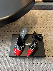 Fortok Chanel Spring-Summer 2026 collection Mules Red 8.5cm - 5