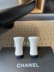 Fortok Chanel Spring-Summer 2026 collection Mules White 8.5cm - 3