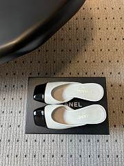 Fortok Chanel Spring-Summer 2026 collection Mules White 8.5cm - 2