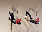 Fortok Saint Laurent MON CHÉRI High Heels Satin Black  - 1