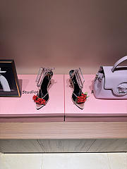 Fortok Saint Laurent MON CHÉRI High Heels Satin Pink  - 3