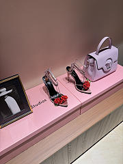 Fortok Saint Laurent MON CHÉRI High Heels Satin Pink  - 2