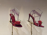 Fortok Saint Laurent MON CHÉRI High Heels Satin Red - 1