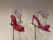 Fortok Saint Laurent MON CHÉRI High Heels Satin Hot Pink - 1